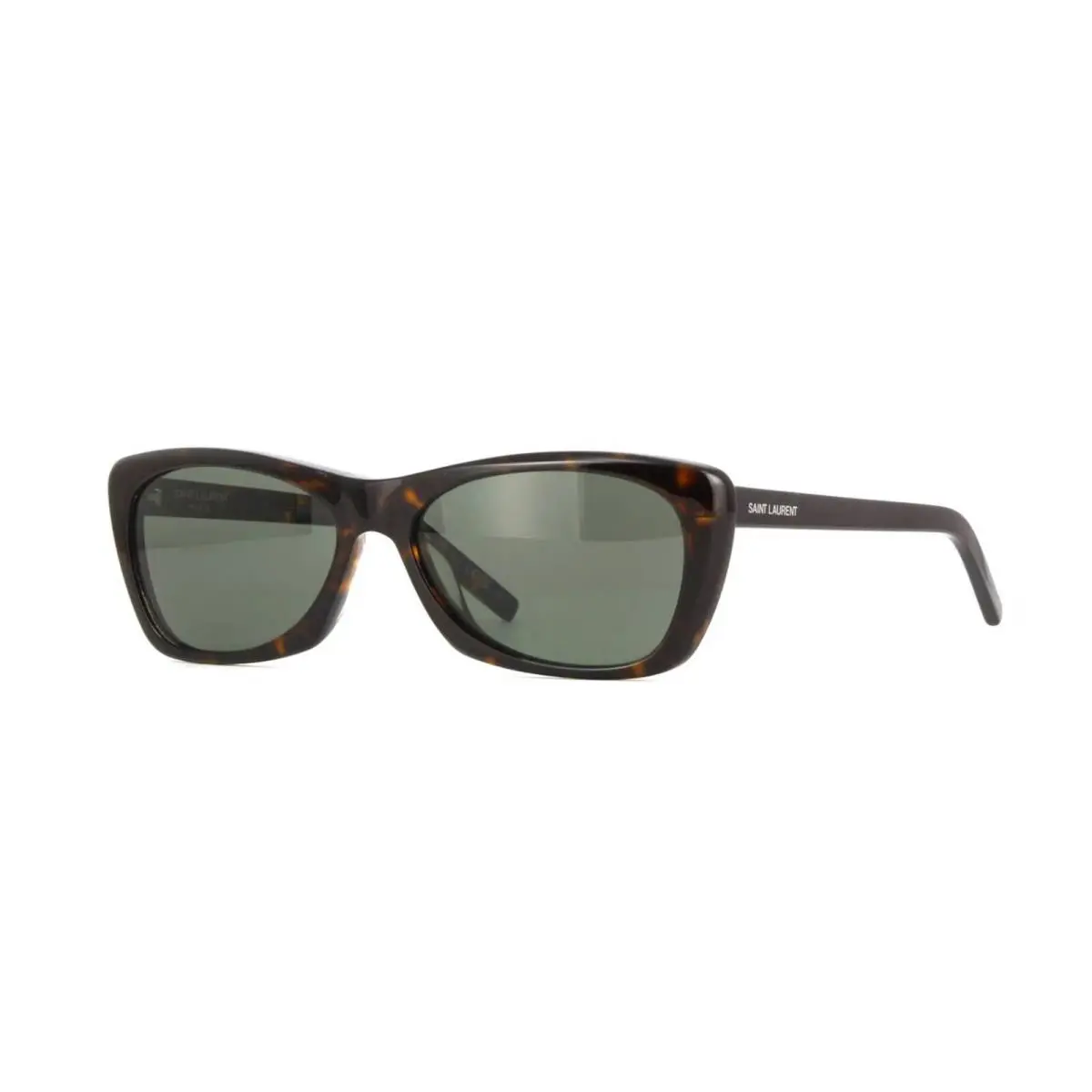 Saint Laurent SL 613 Havana/green 002 Sunglasses - Frame: Havana, Lens: Green
