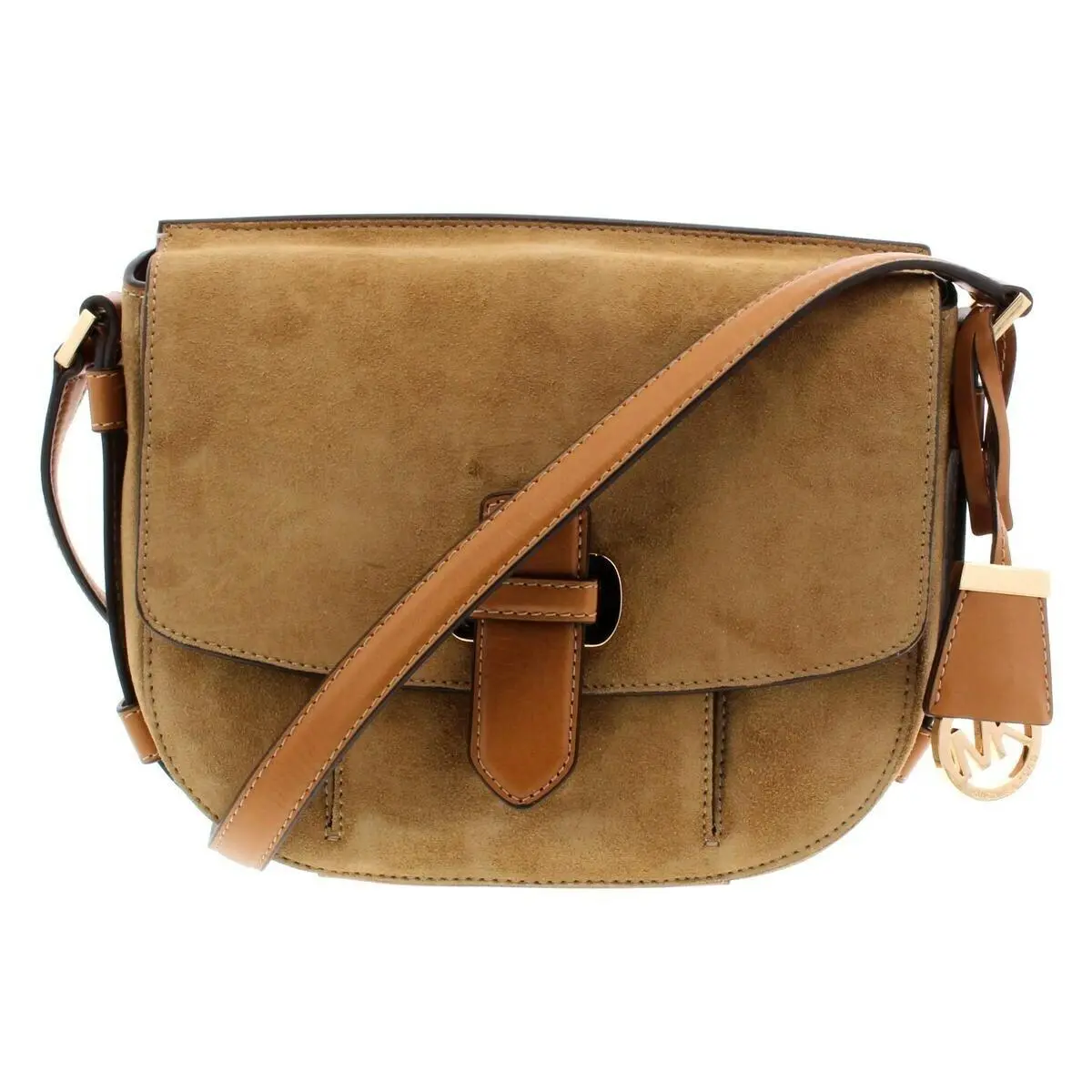 Michael Kors Romy Medium Leather Messenger Bag