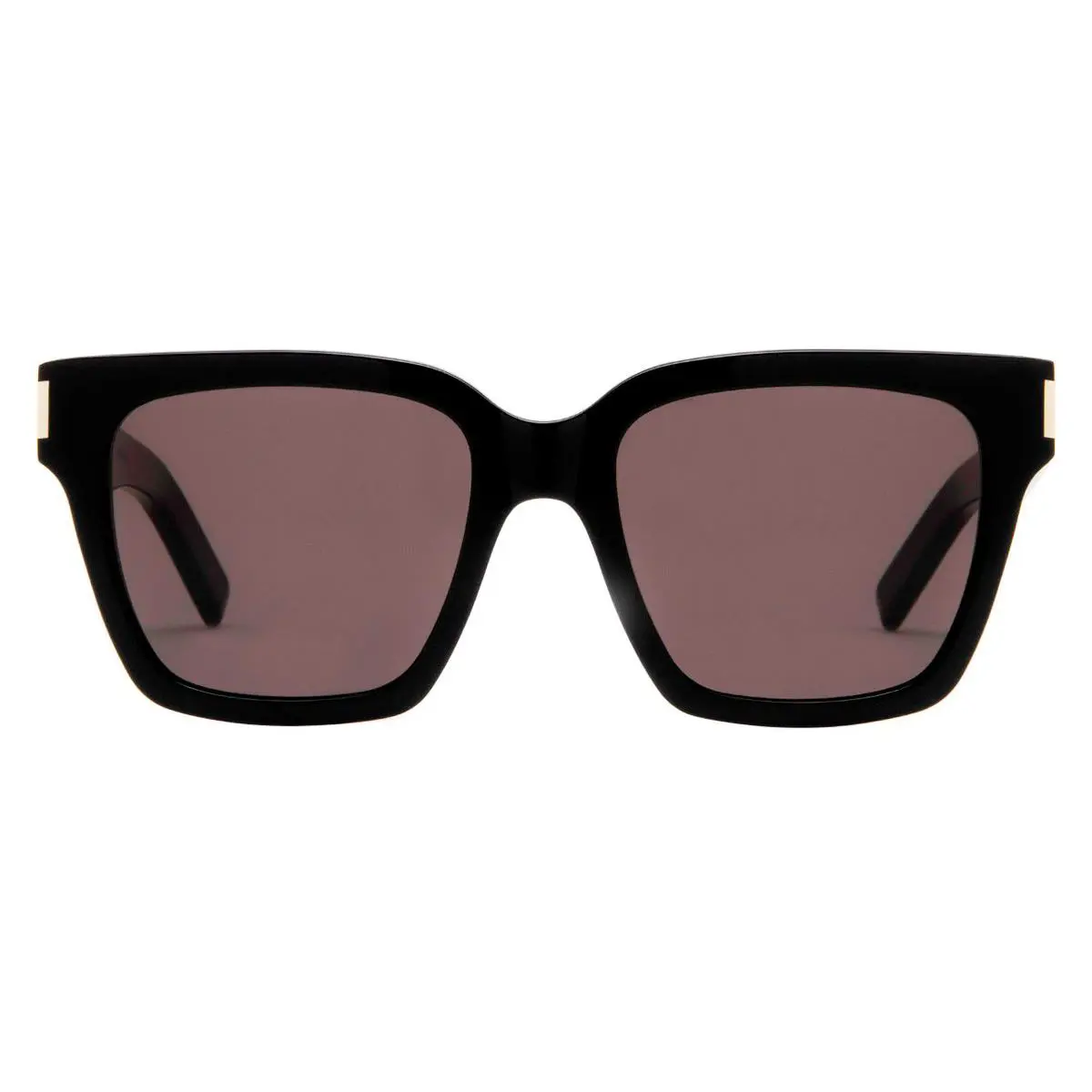 Saint Laurent SL 507 Sunglasses Black Gray Rectangle 54mm