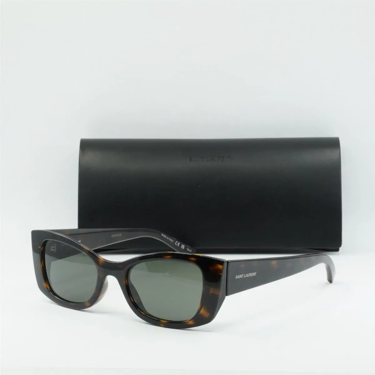 Saint Laurent SL593 002 Havana/gray 52-20-145 Sunglasses by Yves Saint Laurent