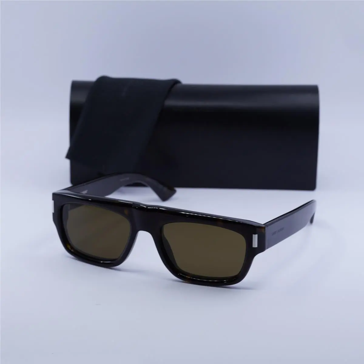 Saint Laurent SL762 002 Dark Havana/brown 55-19-145 Sunglasses by Yves Saint Laurent