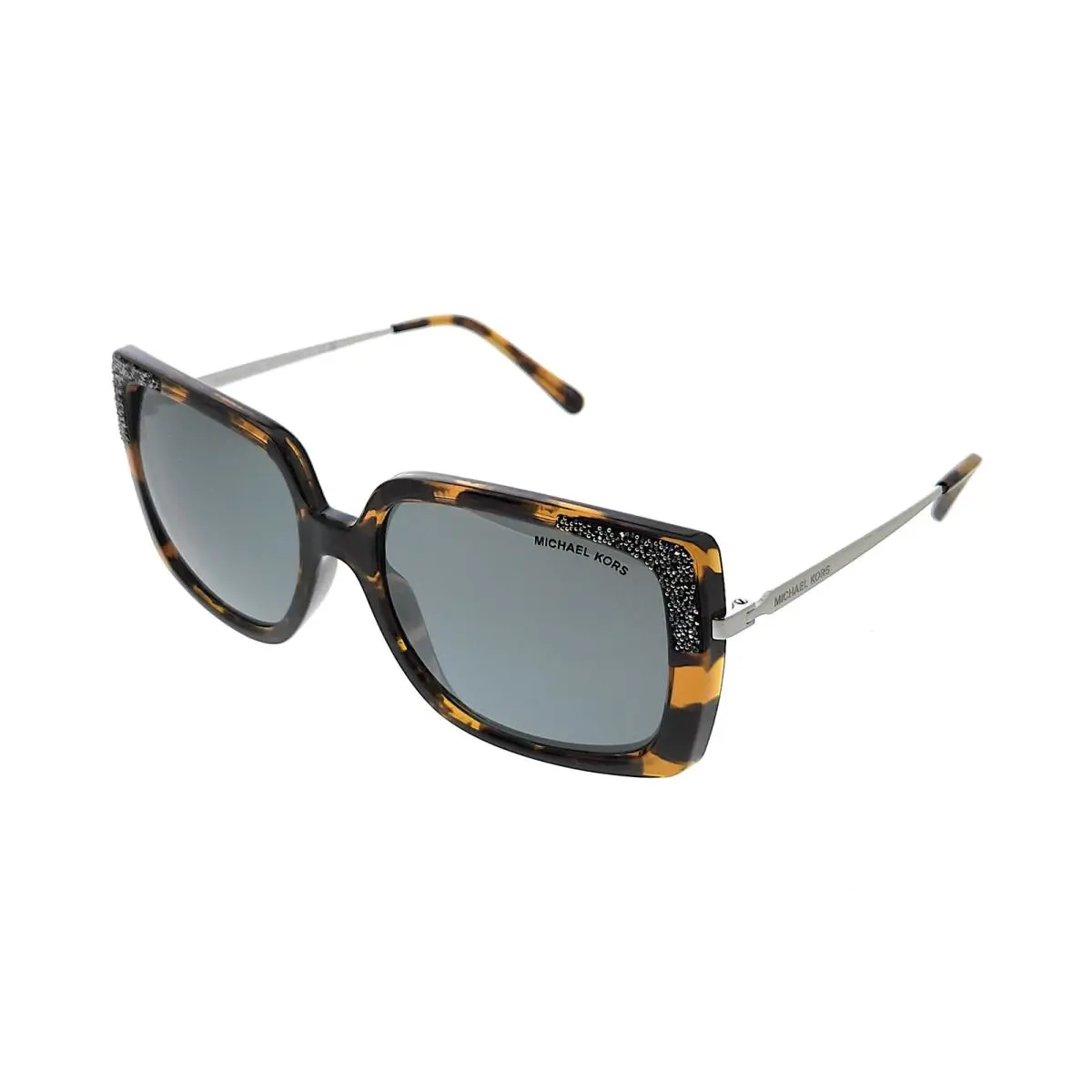 Michael Kors 0MK2131 33336V Rochelle Dark Tortoise Square Sunglasses