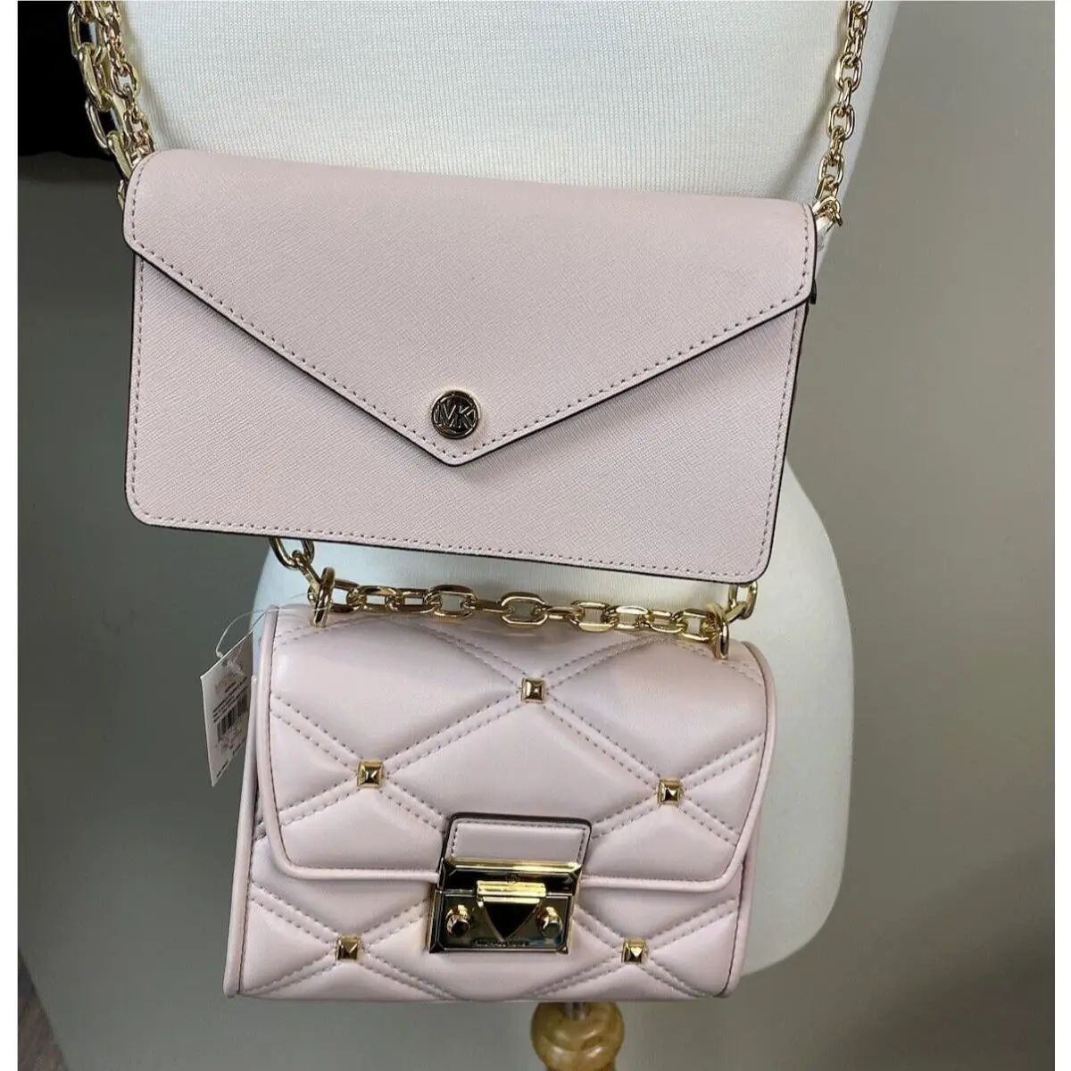 Michael Kors Jet Set Travel Bags Powder Blush Combo