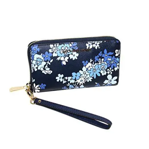 Kors Jet Set Travel Large Flat Multifunction Phone Case Wallet