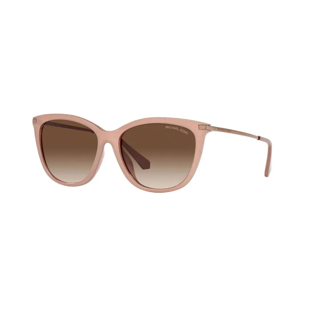 Michael Kors Sunglasses MK2150U Dublin 390013 Gold Pink Asian Fit w Brown Lenses