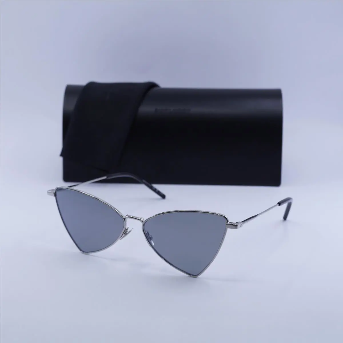 Saint Laurent SL303 Jerry 010 Silver/grey with Silver Mirror 58-13-145 by Yves Saint Laurent