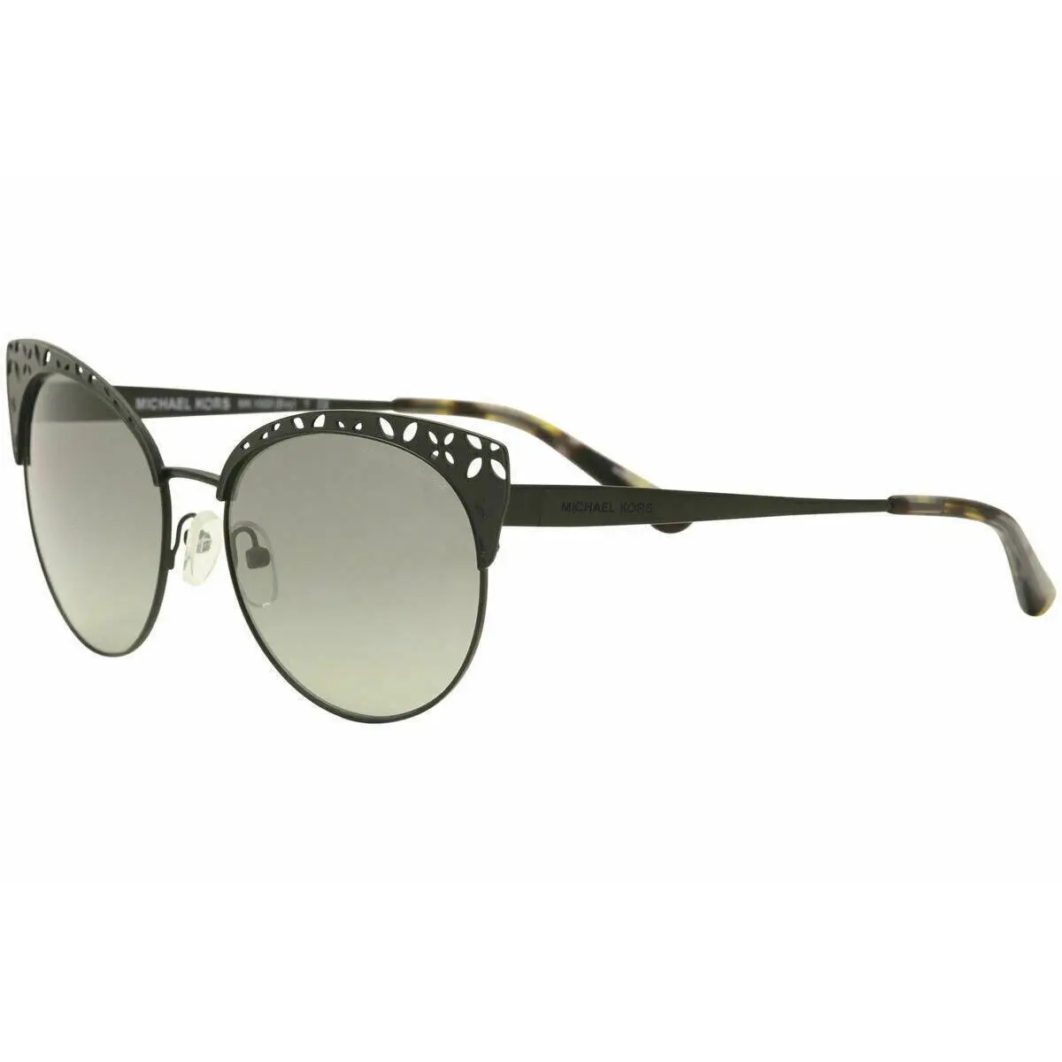 Michael Kors Women`s Evy MK1023 MK/1023 117411 Satin Black Sunglasses 56mm