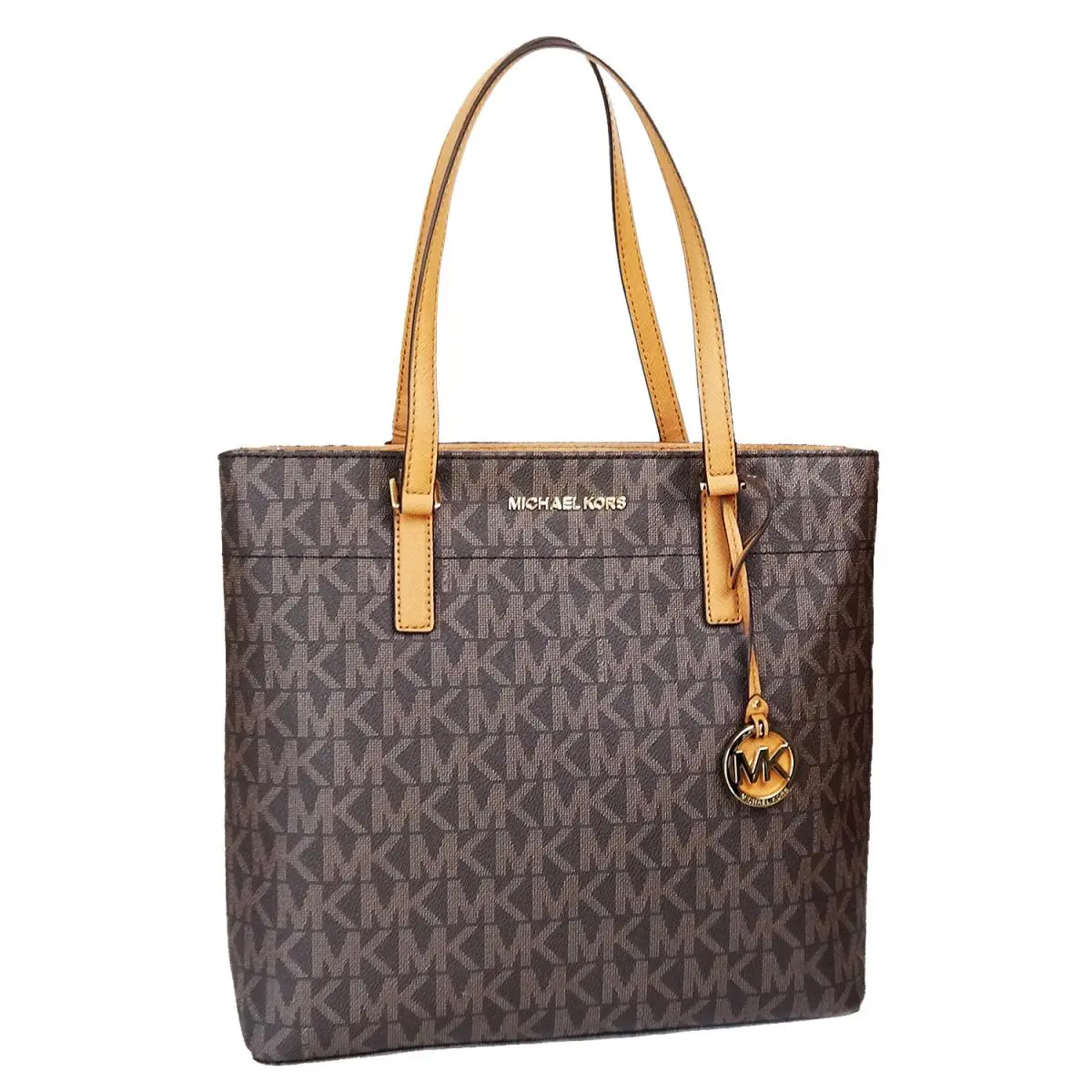 Michael Kors Handbag Morgan Tote Embossed Logo Saffiano Leather Bag