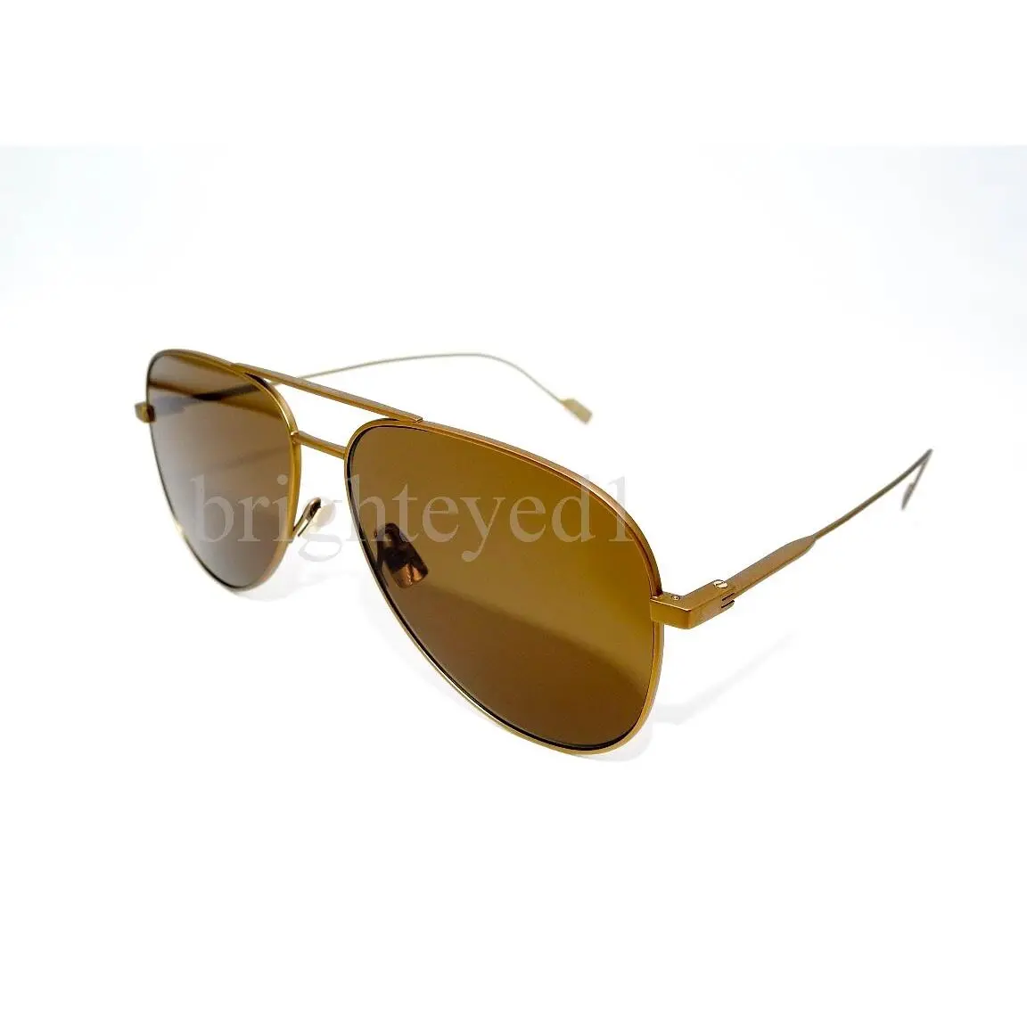 Saint Laurent Matte Bronze Titanium Aviator Sunglasses SL 193 T - 003 by Yves Saint Laurent