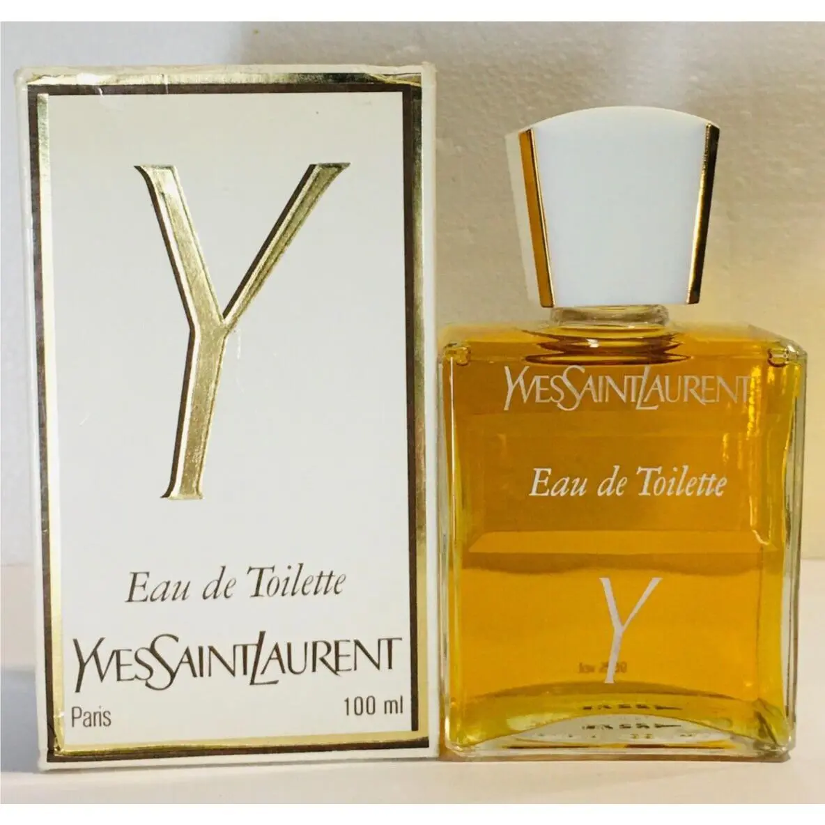 Y Eau de Toilette Yves Saint Laurent For Men 100ML in Unsealed Box Vintage