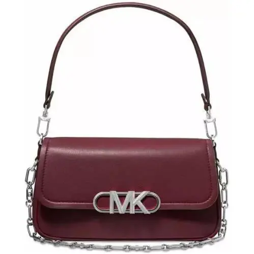 Kors Parker Convertible Pouchette Shoulder Bag Merlot