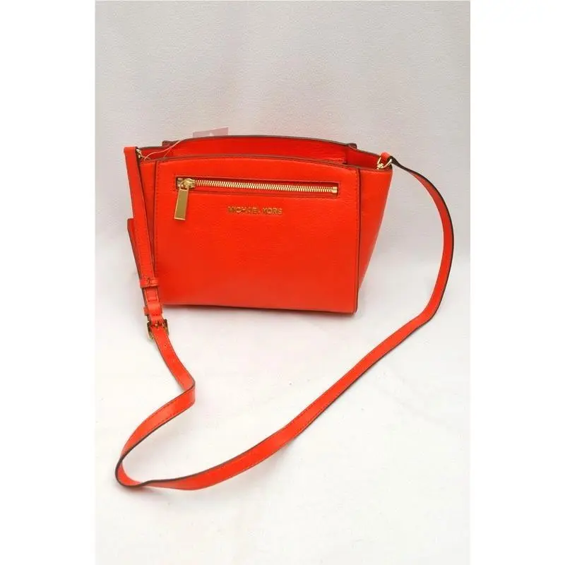 Michael Kors Sophie Leather Medium Messenger Crossbody Mandar