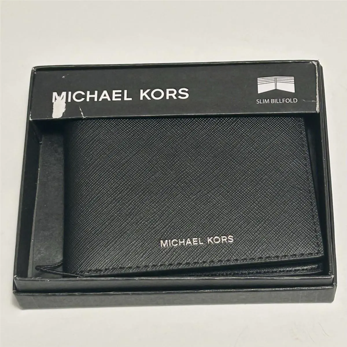 Michael Kors - Mens Black Slim Billfold Wallet Ret