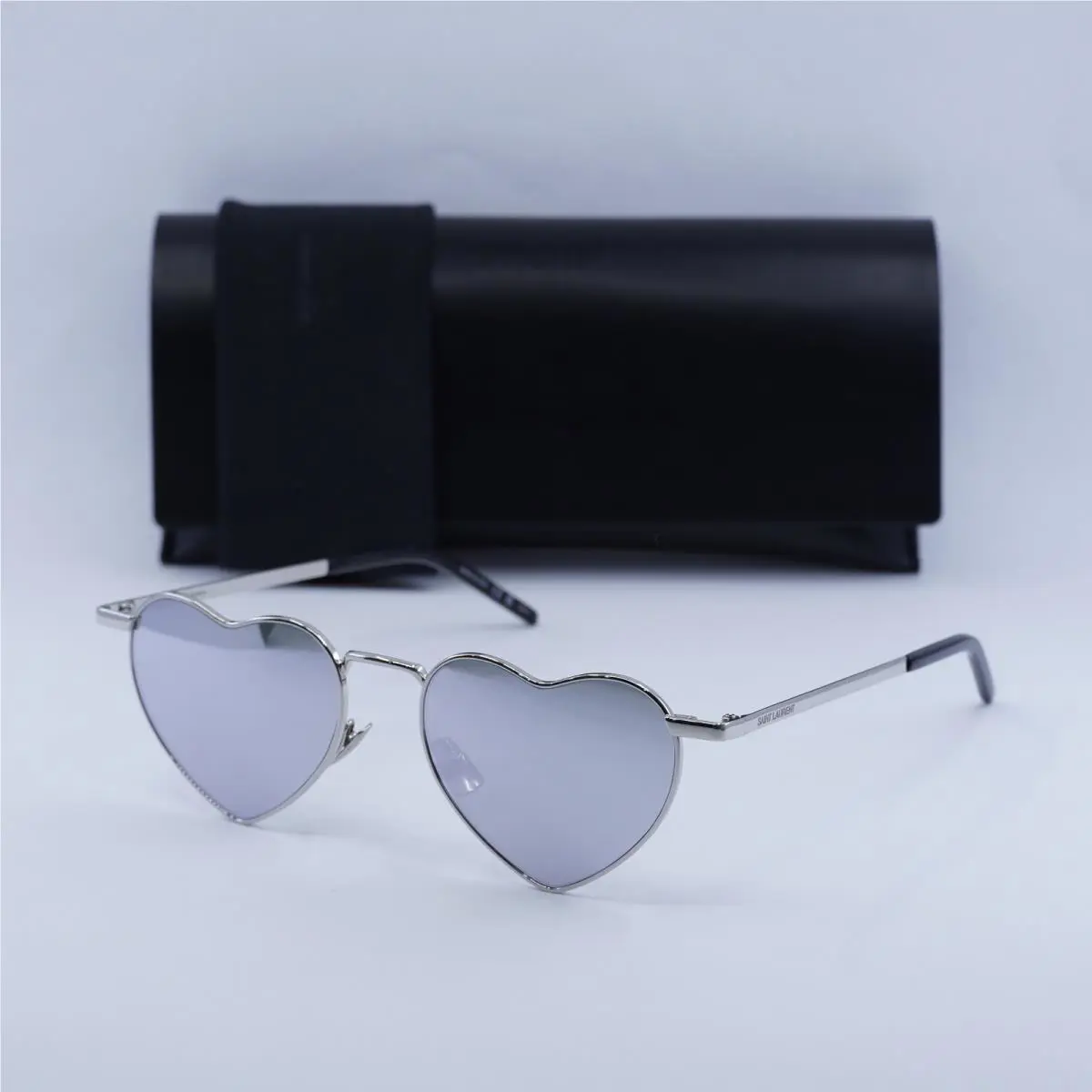 Saint Laurent SL301 Lou Lou 003 Silver/silver Mirror 52-17-145 Sunglasses by Yves Saint Laurent