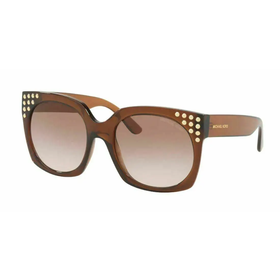 Michael Kors Sunglasses 334813 MK2067 Brown Frames Peach Lens 56mm ST