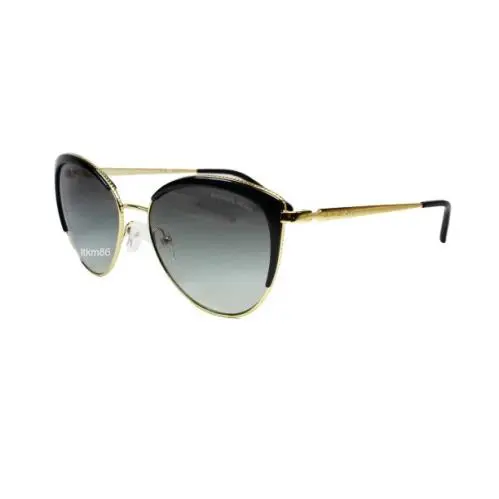 Michael Kors Key Biscayne MK1046-110011 Gold / Dark Grey Gradient Sunglasses
