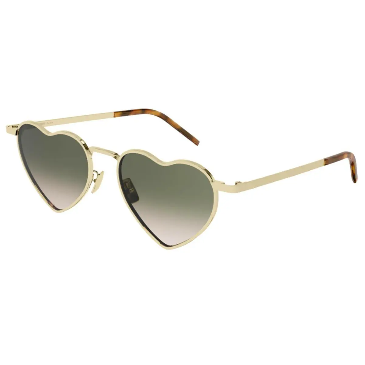 Saint Laurent SL 301 Loulou Gold/green Shaded 011 Sunglasses by Yves Saint Laurent