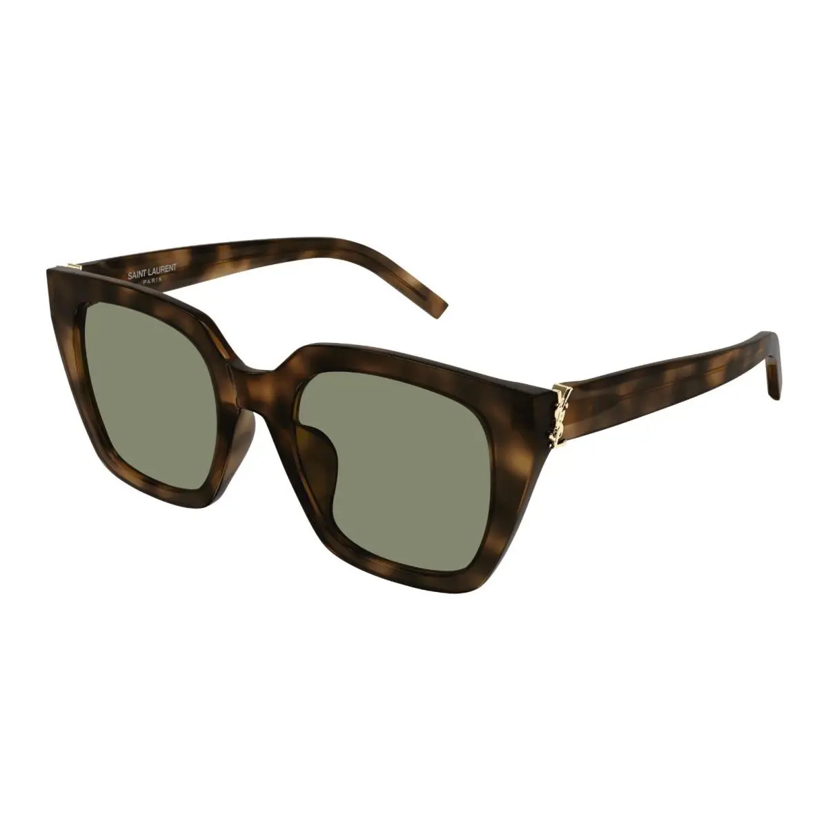 Saint Laurent SL M143 Havana/green 003 Sunglasses - Frame: Havana, Lens: Green