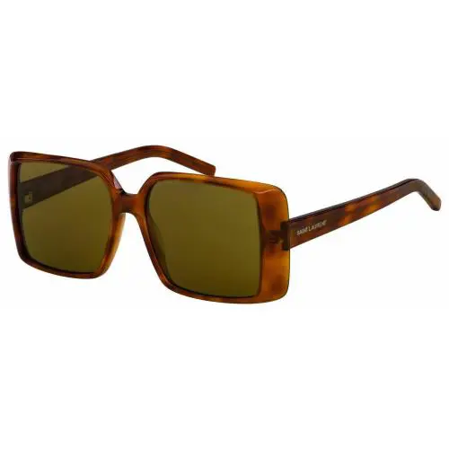 Saint Laurent SL 451 005 Havana Rectangle Women`s 56 mm Sunglasses