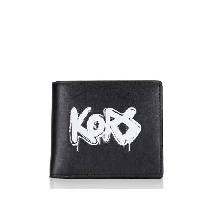 Michael Kors Mens Kent Sport Stripe Billfold Wallet In Black