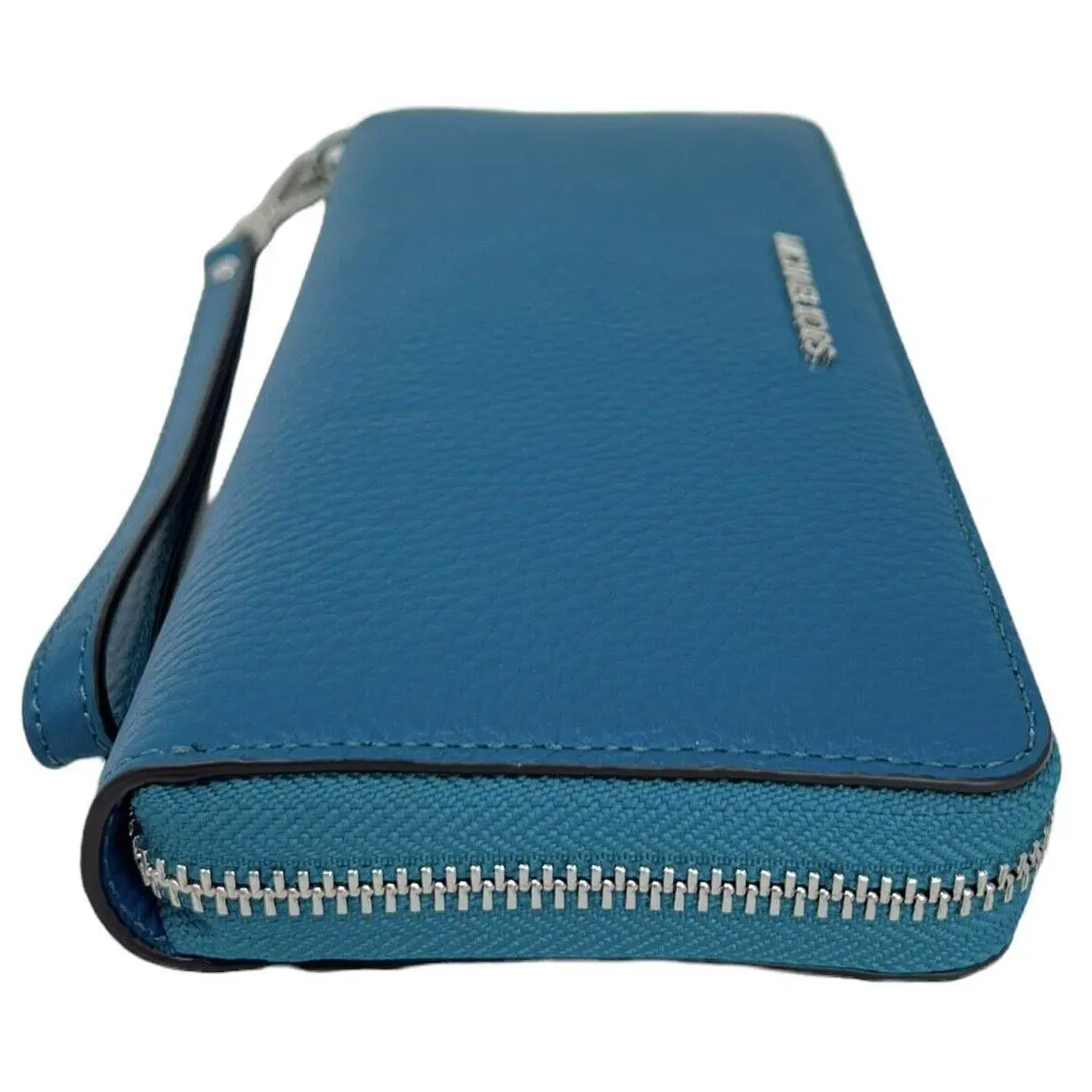 Michael Kors Continental Wallet Lagoon Blue Leather 35T7GTVE7L Dust Bag F