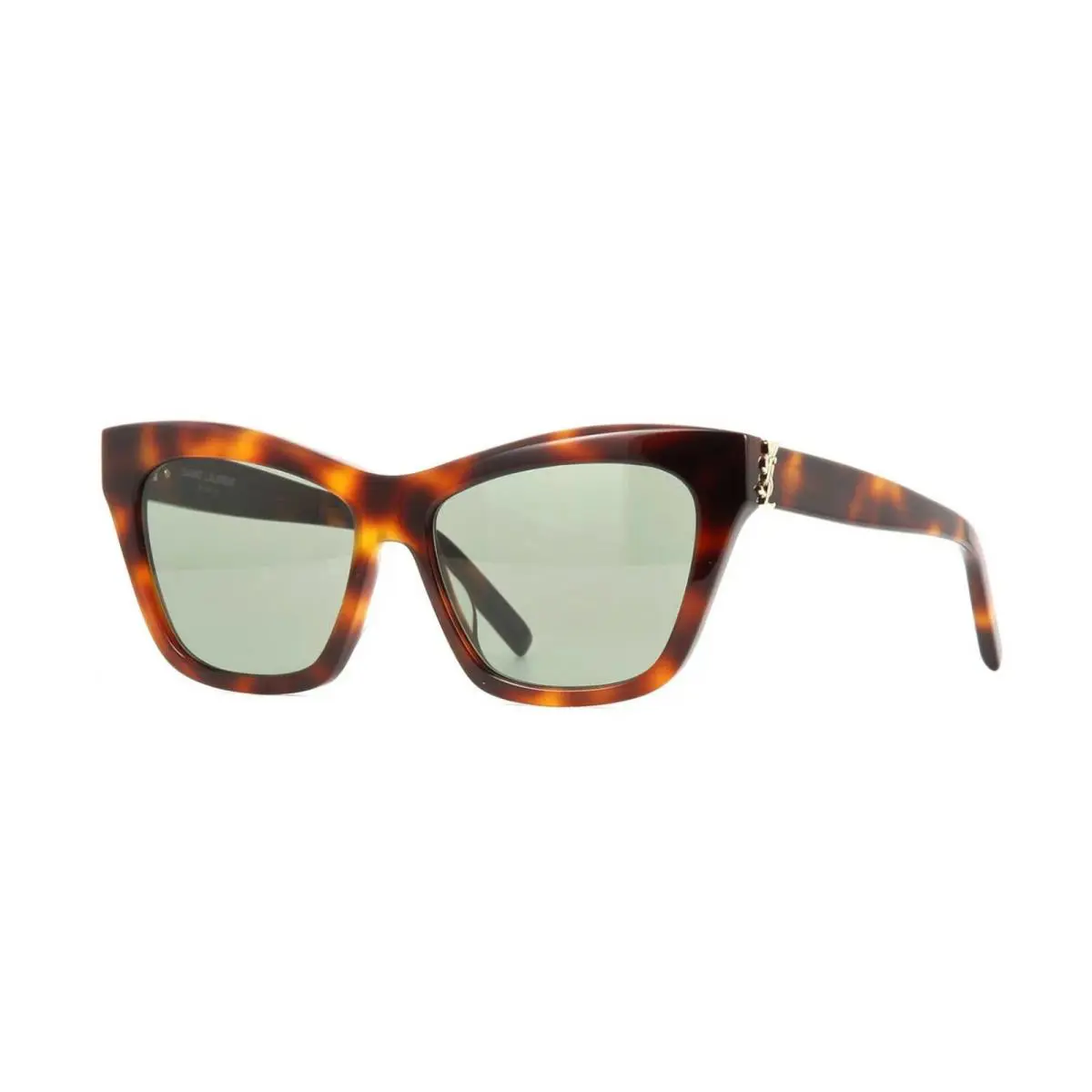 Saint Laurent SL M79 Havana/green 002 Sunglasses - Frame: Havana, Lens: Green