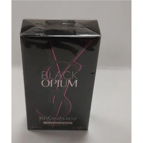 Black Opium by Yves Saint Laurent Eau De Parfum Neon Spray 2.5 oz For Women