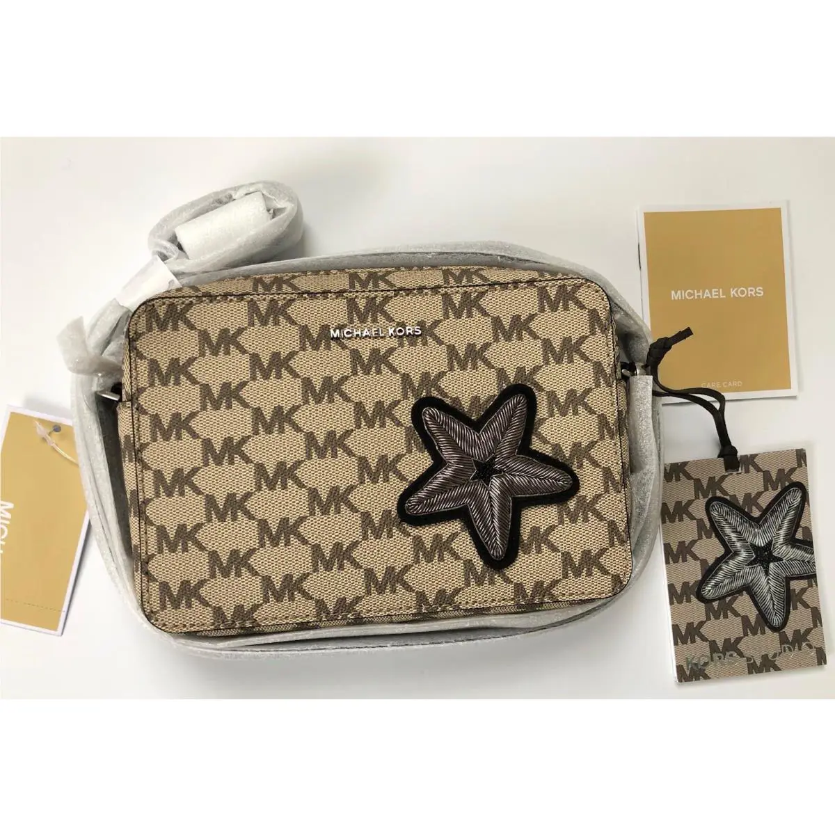 Studio Patches Starfish MK Small Camera Crossbody Bag by Michael Kors