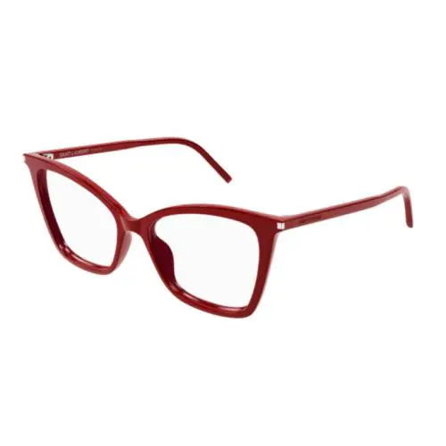 Saint Laurent SL 386 015 Red Cat-eye Women`s Eyeglasses