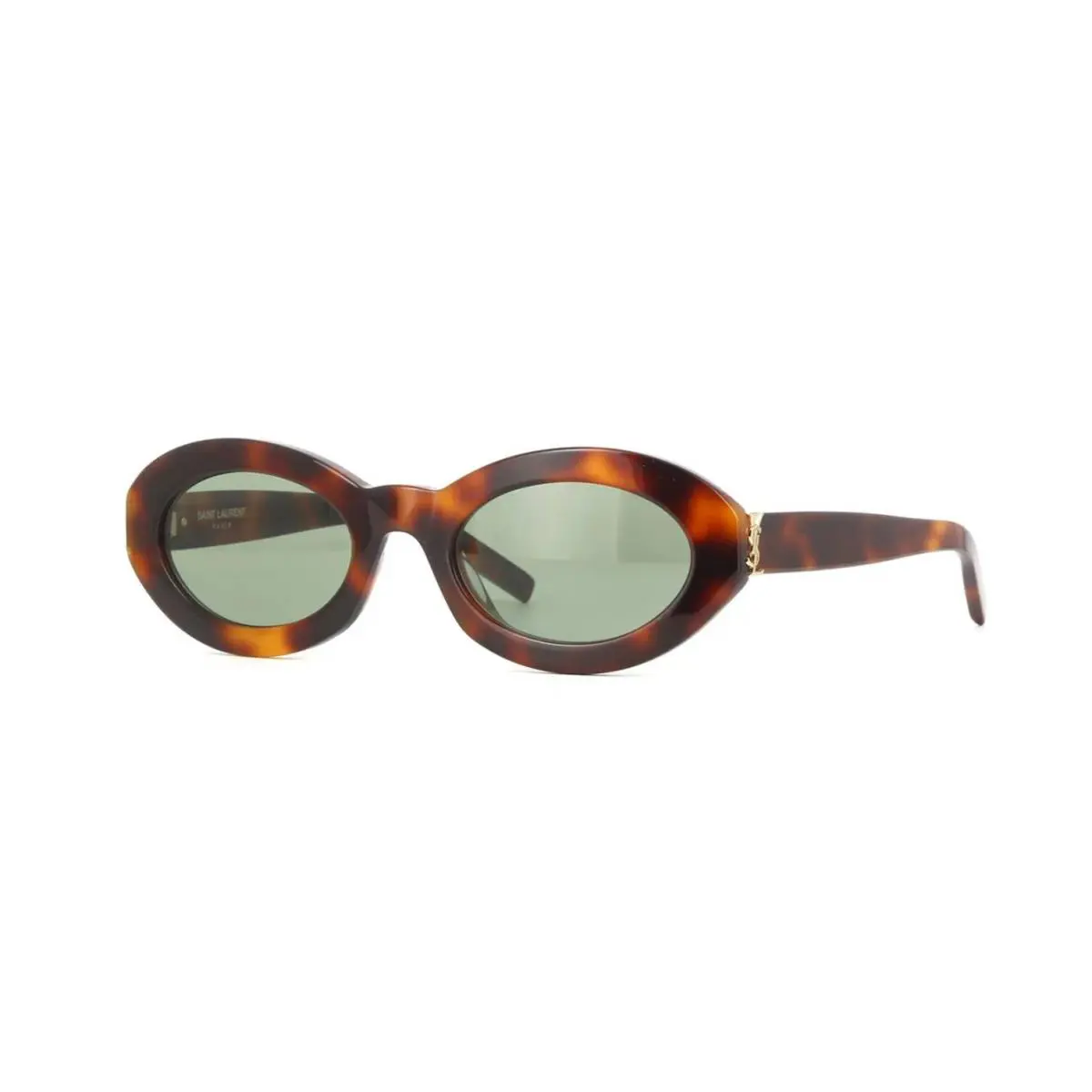 Saint Laurent SL M136 Havana/green 002 Sunglasses