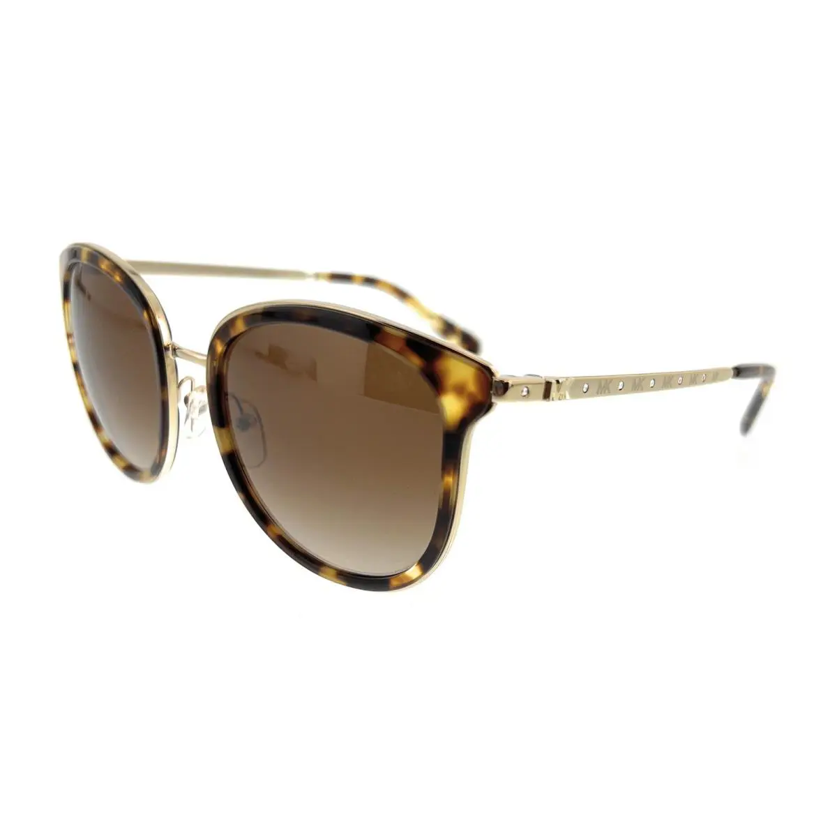 Michael Kors 0MK1099B 302813 Gold / Tortoise Shell Round Sunglasses