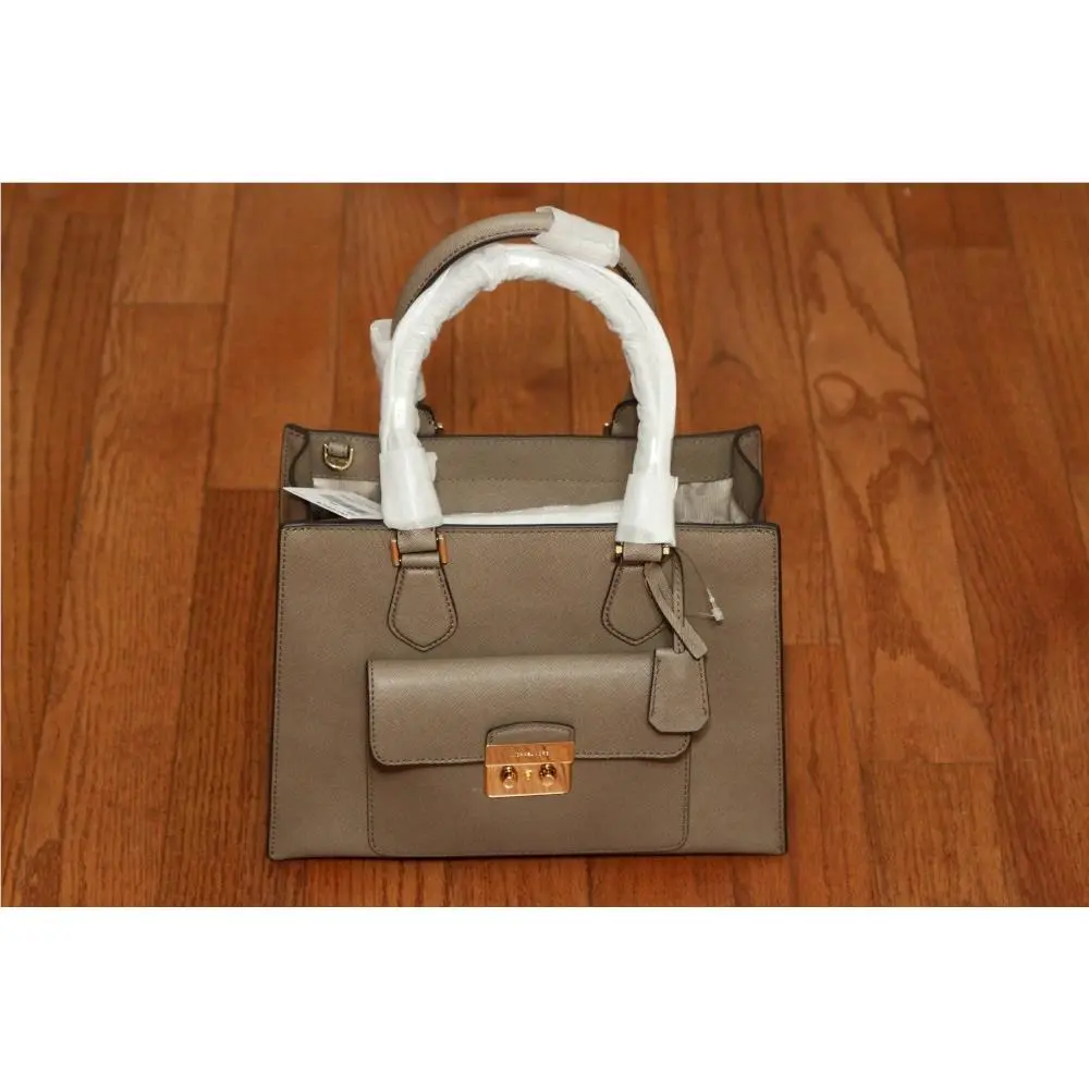Bridgette Medium East West EW Tote Bag Purse Dark Dune by Michael Kors
