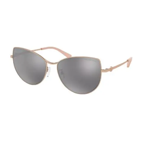 Michael Kors MK1062 11086G Rose Gold Silver Mirror 58 mm Women`s Sunglasses