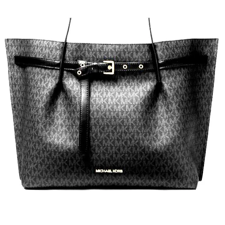 Michael Kors Signature Emilia Large Black EW Tote -msrp 558.00 Beautiful