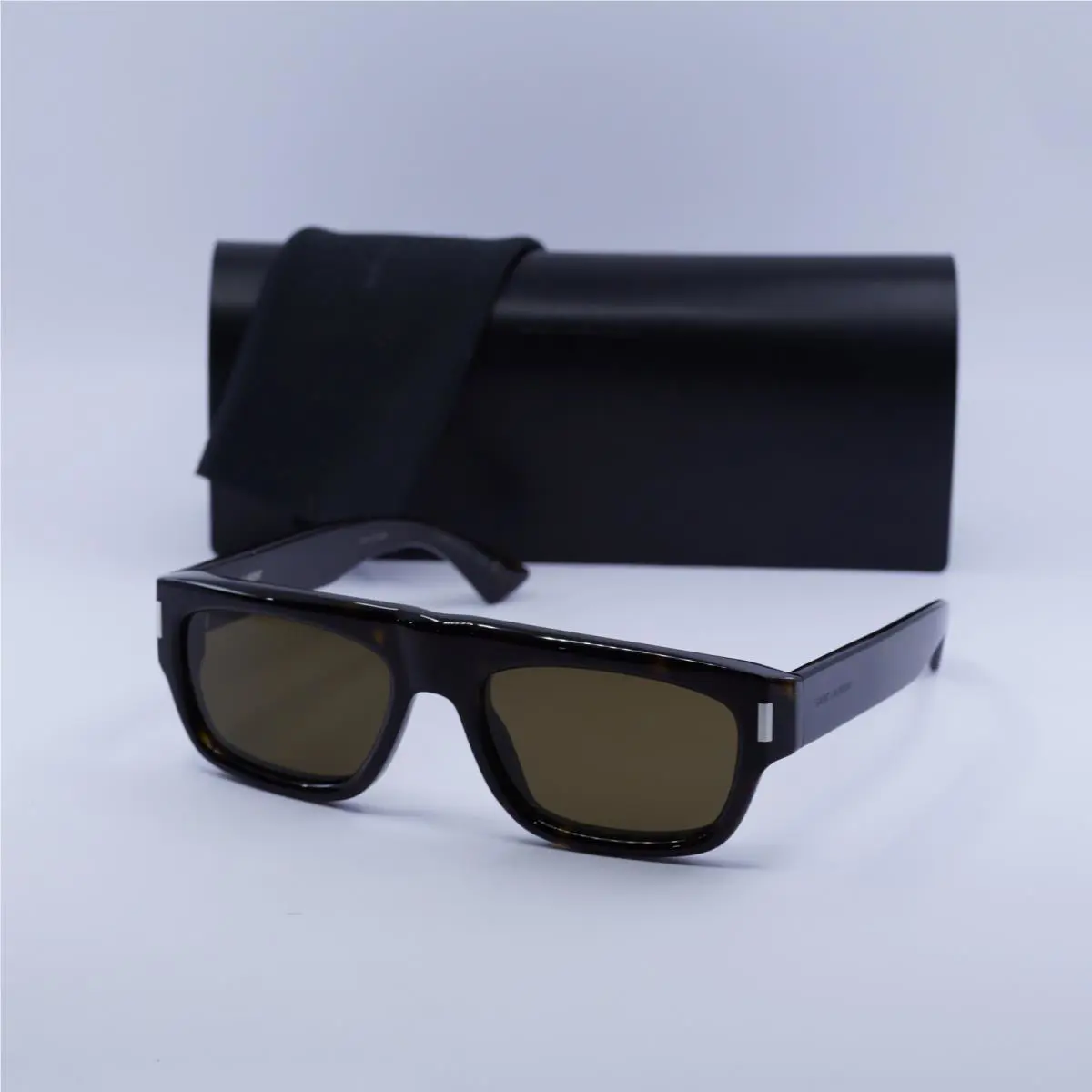 Saint Laurent SL762 002 Dark Havana/brown 55-19-145 Sunglasses by Yves Saint Laurent