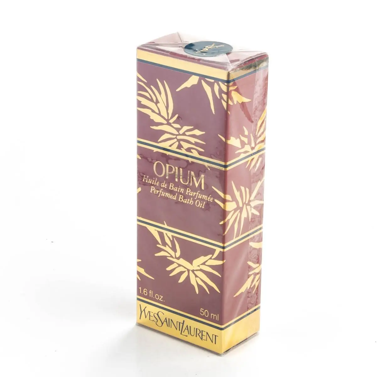 Yves Saint Laurent Opium Perfumed Bath Oil 1.7OZ 50ml Ysl Parfums Corp Vintage