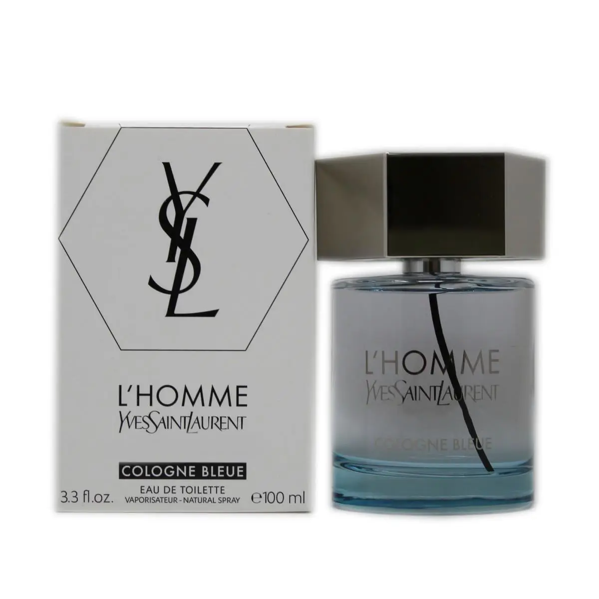 Yves Saint Laurent Ysl L`homme Cologne Bleue Eau DE Toilette Natural Spray 100 ML/3.3 Fl.oz. T