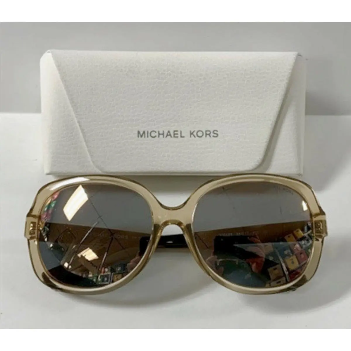 Michael Kors MK6017-3051R5 Womens Isle OF Skye Mirrored Sunglasses
