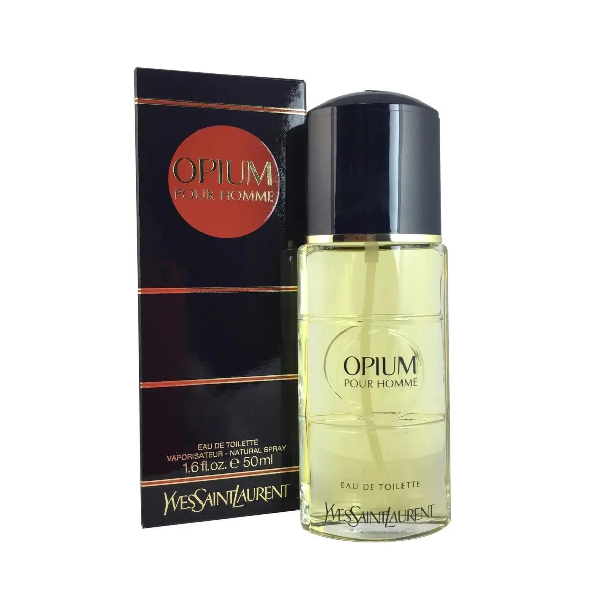 Opium Pour Homme Yves Saint Laurent 1.6 oz Edt Spray Men`s Cologne Ysl 50 ml