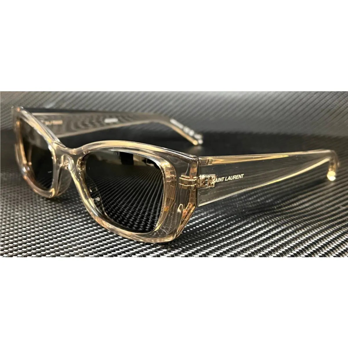 Saint Laurent SL 593 003 Beige Women`s Medium Sunglasses by Yves Saint Laurent