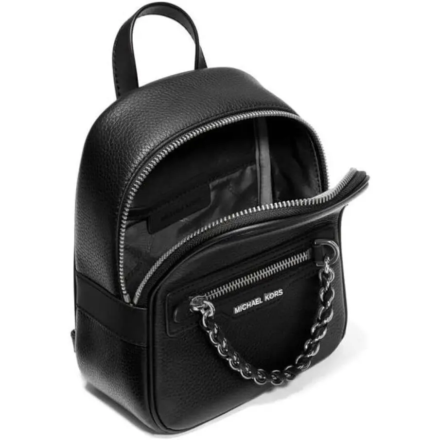 Michael Kors Elliot Leather Backpack XS Mini Convertible Black Nwt$ 258