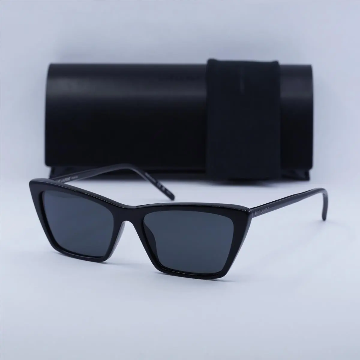 Saint Laurent SL737 Mica Thin 001 Black/black 54-16-145 Sunglasses by Yves Saint Laurent