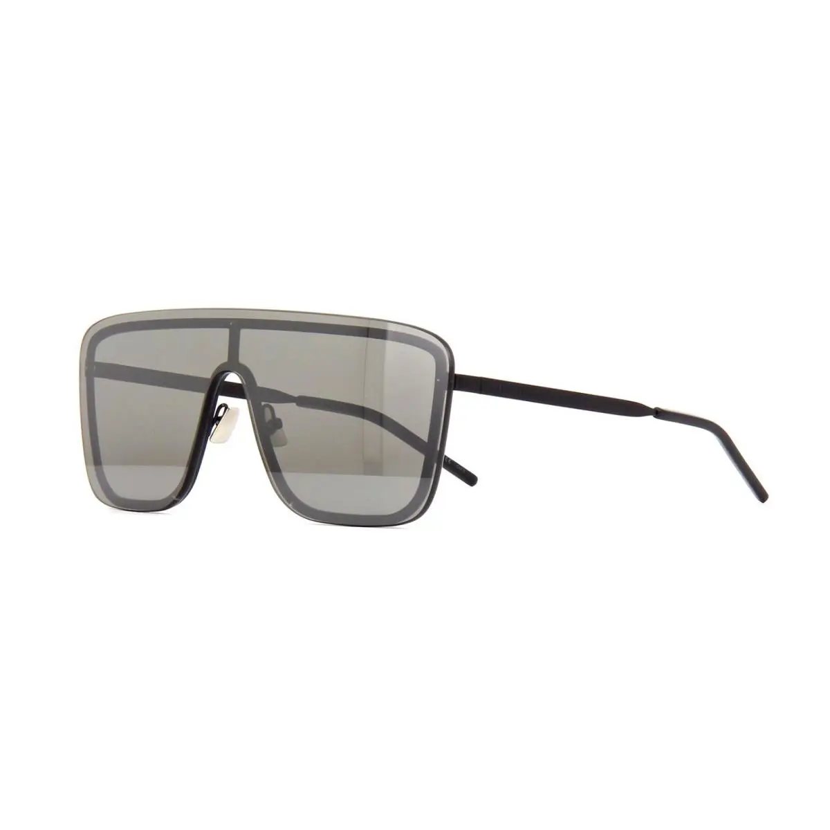 Saint Laurent SL 364 Mask Black/grey Silver Mirrored 003 Sunglasses - Frame: Black, Lens: Grey Silver Mirrored