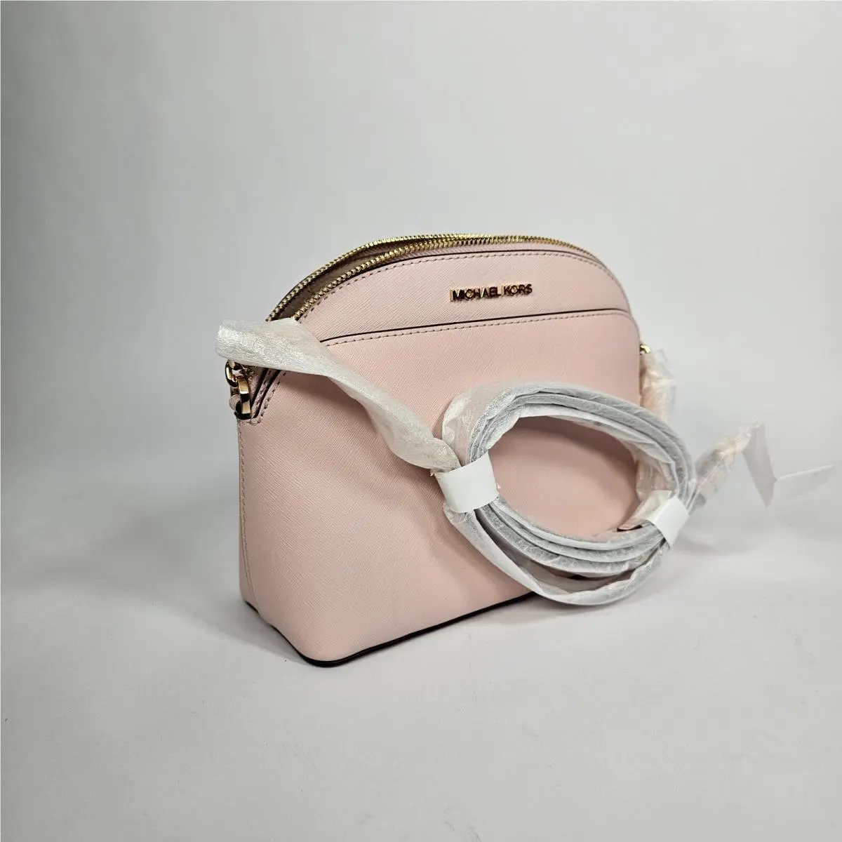 Michael Kors Jet Set Powder Blush Crossbody Leather Blossom 35S9GTVC2L Pink