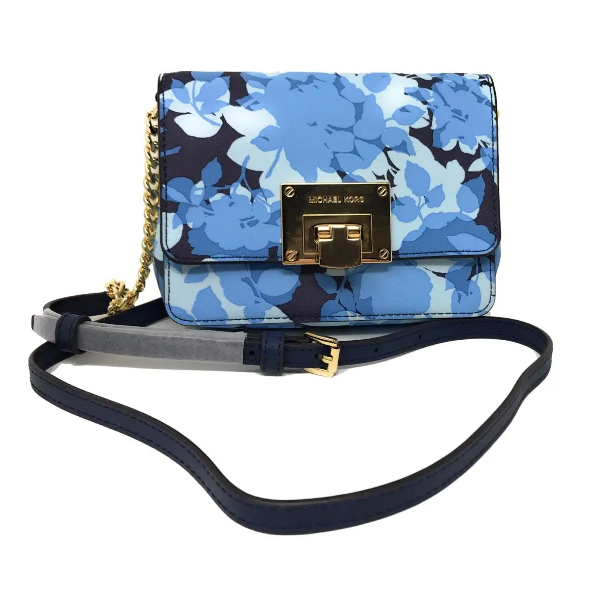 Tina Small Clutch Cross-body Bag - Navy by Michael Kors