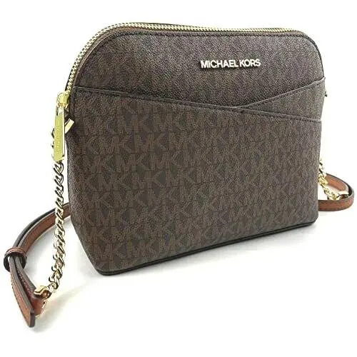 Michael Kors Women Ladies Crossbody Bag Handbag Messenger Shoulder Satchel Brown