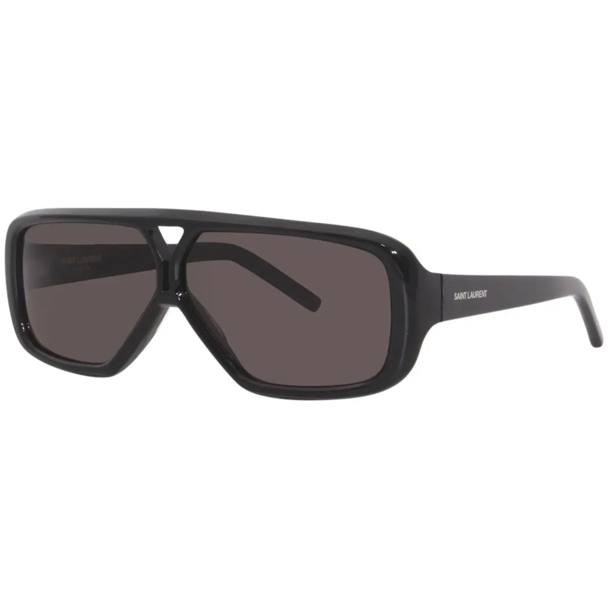 Saint Laurent SL569Y 001 Sunglasses Women`s Black/black Lenses Pilot Shape 63mm
