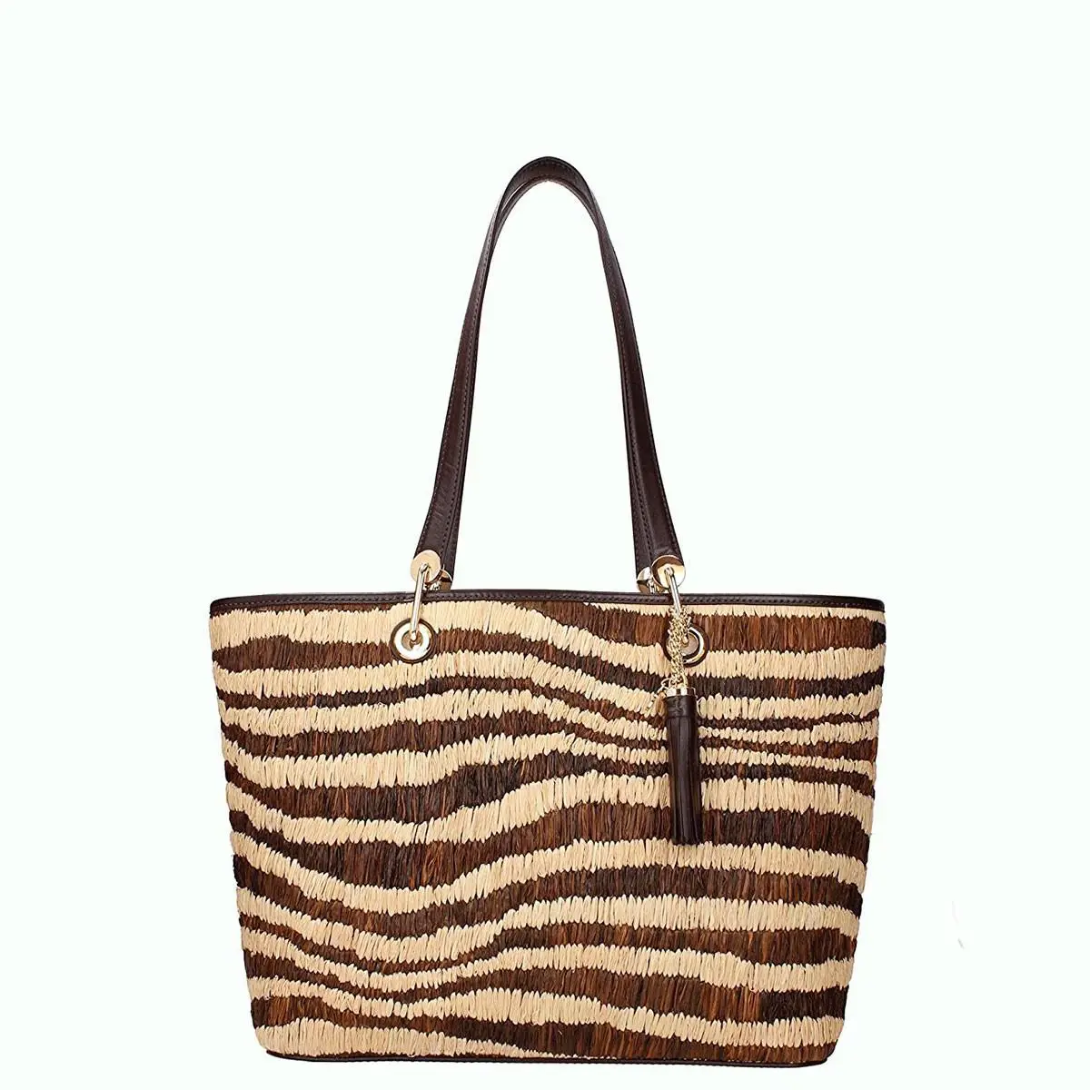 Michael Kors Malibu Large East West Top Zip Tote Natural 448