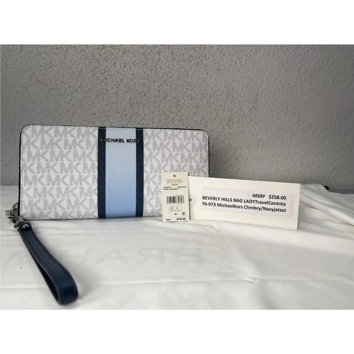 Michael Kors- Cell Phone Blue Ribbon