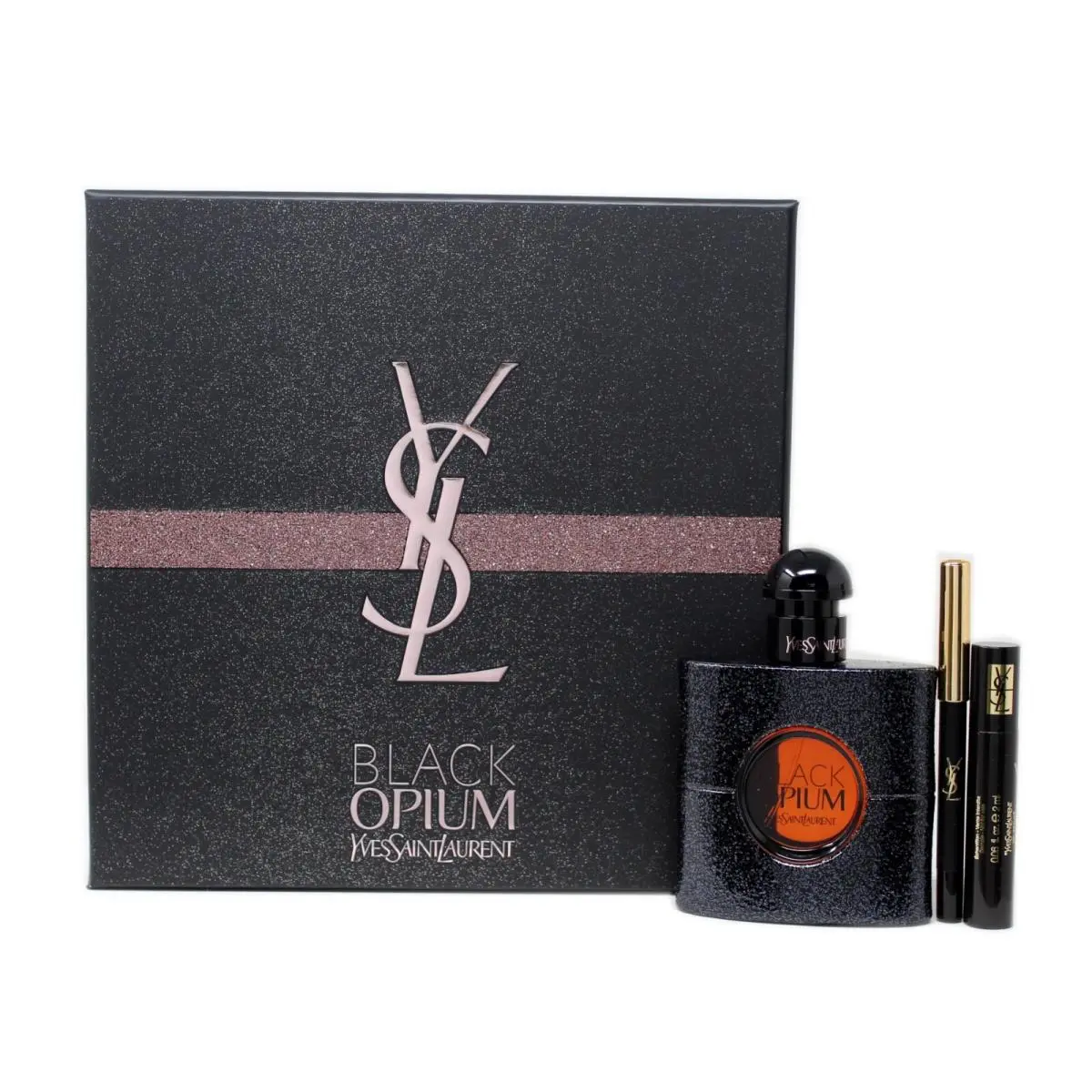 Yves Saint Laurent Black Opium 3 Piece Gift Set Women Eau DE Parfum Spray 50ML